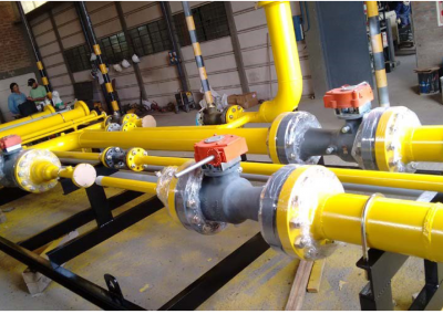 Planta separadora de Gas, Yacimiento Fortín de Piedra. Empresa Tecpetrol.